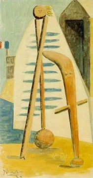 パブロ・ピカソ Painting - ディナール・ビーチの海水浴者 1928年 パブロ・ピカソ